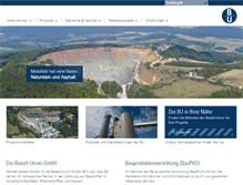 Tablet Screenshot of basalt-union.de